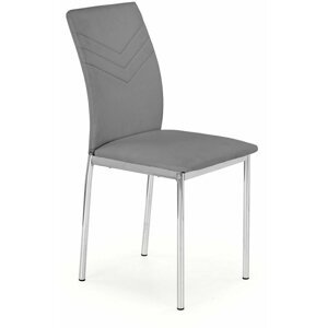 Kovová židle K137, šedá