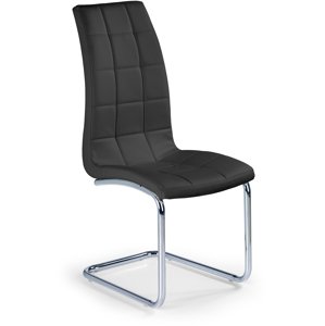 Kovová židle K147, černá