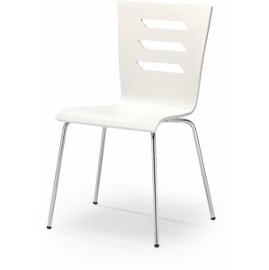 Kovová židle K155, bílá