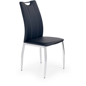 Kovová židle K187, černá