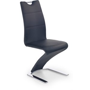 Kovová židle K188, černá