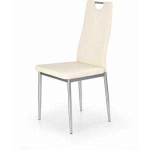 Jídelní židle K202, krémová