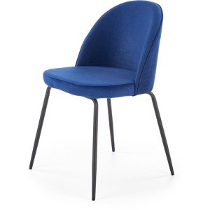 Jídelní židle K314, tmavě modrá