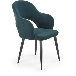 Jídelní židle K364, zelená