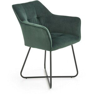 Jídelní židle K377, zelená