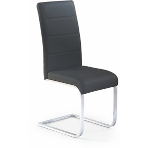 Kovová židle K85, černá