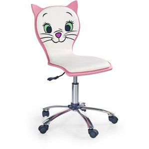 Dětská židle Kitty II, bílá / růžová