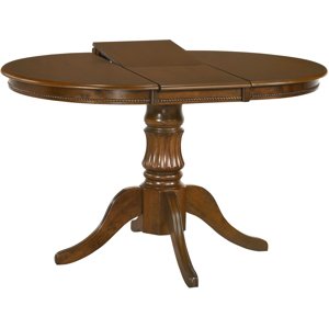 Dřevěný jídelní stůl William, tmavý ořech