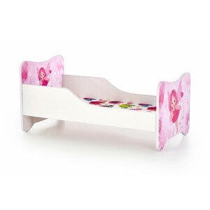 Dětská postel Happy Fairy, bílá / růžová