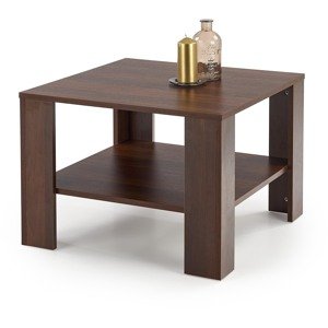 Konferenční stolek Kwadro, čtverec, tmavý ořech