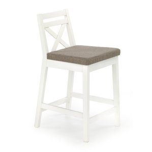 Barová židle Borys LOW, bílá