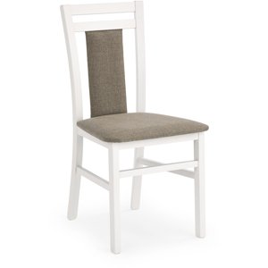 Dřevěná židle Hubert 8, bílá / inari 23