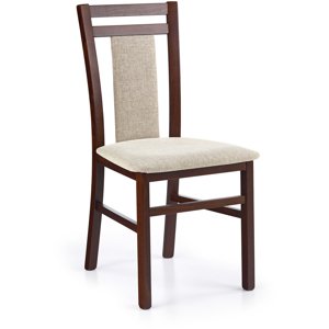 Dřevěná židle Hubert 8, ořech / vila 2