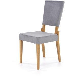 Jídelní židle Sorbus, šedá / medový dub
