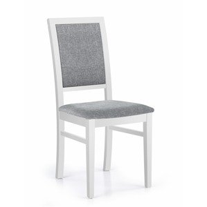 Dřevěná židle Sylwek 1, bílá / inari 91