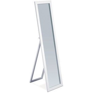 Zrcadlo stojací, v.150 cm, konstrukce z MDF, bílá matná barva 20685 WT