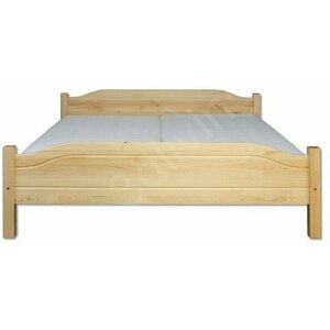 Dřevěná postel 120x200 LK101 (Barva dřeva: Borovice)