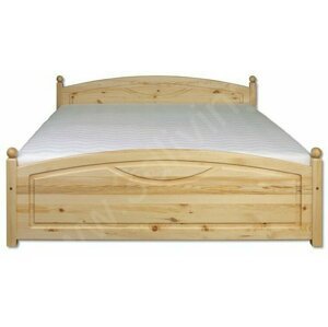 Dřevěná postel 120x200 LK103 (Barva dřeva: Borovice)