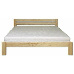 Dřevěná postel 140x200 LK105 (Barva dřeva: Gray)