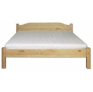 Dřevěná postel 120x200 LK106 (Barva dřeva: Borovice)