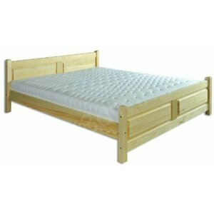 Dřevěná postel 120x200 LK115 (Barva dřeva: Borovice)