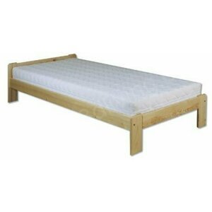 Dřevěná postel 80x200 LK123 (Barva dřeva: Borovice)