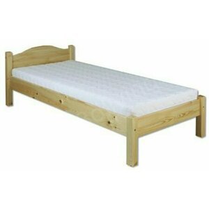 Dřevěná postel 80x200 LK124 (Barva dřeva: Borovice)