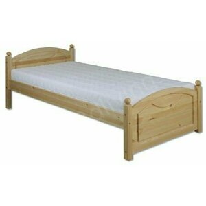 Dřevěná postel 80x200 LK126 (Barva dřeva: Borovice)