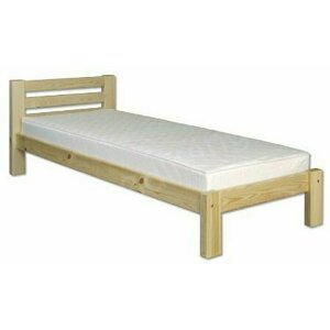 Dřevěná postel 80x200 LK127 (Barva dřeva: Borovice)