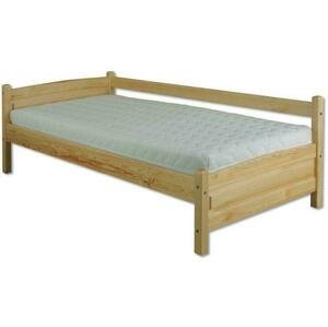 Dřevěná postel 90x200 LK133 (Barva dřeva: Olše)
