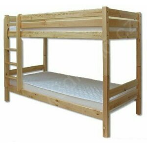 Dřevěná postel 80x200 LK136 palanda (Barva dřeva: Olše)