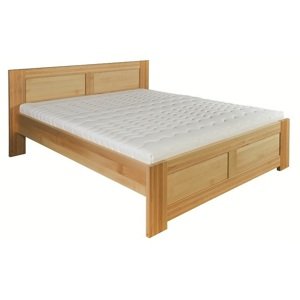 Dřevěná postel 120x200 buk LK112 (Barva dřeva: Buk bělený)