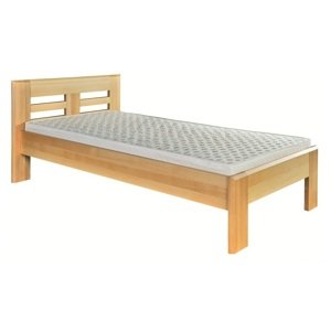Dřevěná postel 80x200 buk LK160 (Barva dřeva: Buk přírodní)