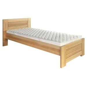 Dřevěná postel 100x200 buk LK161 (Barva dřeva: Rustikal)