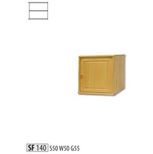 Nástavba na šatní skříň SF140 masiv (Barva dřeva: Borovice)