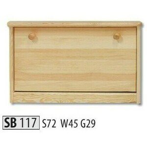 Botník SB117 masiv (Barva dřeva: Ořech)