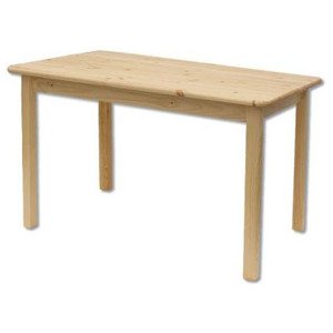 Jídelní stůl ST104 S120x60 masiv (Barva dřeva: Borovice)