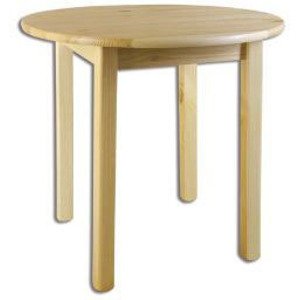 Jídelní stůl ST105 průměr 60 masiv (Barva dřeva: Gray)