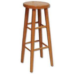 Barová stolička KT240 masiv (Barva dřeva: Olše)
