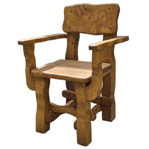 Zahradní židle MO098 (Barva dřeva: Ořech)