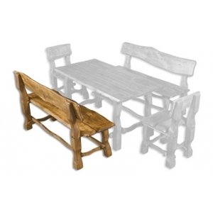 Zahradní lavice MO101 (Barva dřeva: surové dřevo)