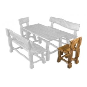 Zahradní židle MO101 (MO100) (Barva dřeva: Ořech)