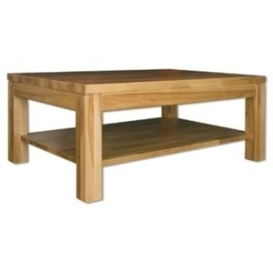 Konferenční stůl st310 S100 masiv dub - šířka desky 2,5 cm (Barva dřeva: Dub přírodní)