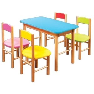 Dětská barevná židlička AD251 (Barva: Zelená)