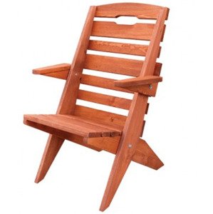 Zahradní židle MO108 (Barva dřeva: Ořech)