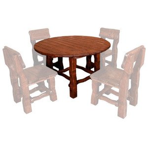 Zahradní stůl MO210 (Barva dřeva: surové dřevo)