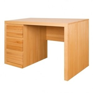 Psací stůl BR301, masiv dub (Barva dřeva: Dub přírodní)