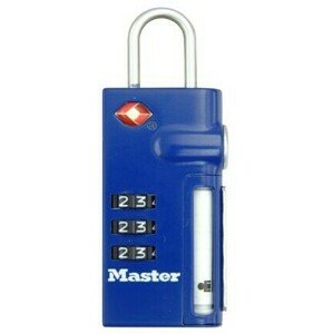 MASTER LOCK Visací kombinační zámek 30mm - vestavěný ID štítek - TSA