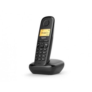 Bezdrátový telefon Gigaset A170 Black DECT/GAP, barva černá
