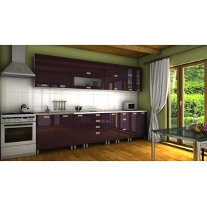 Kuchyňská linka Granada MDR 300 fialový lesk